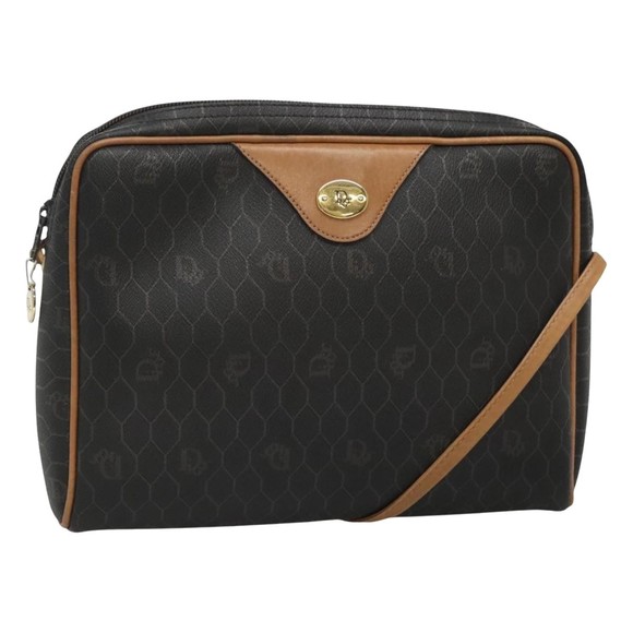 Dior Honeycomb Black Canvas shoulder - Picture 1 of 10